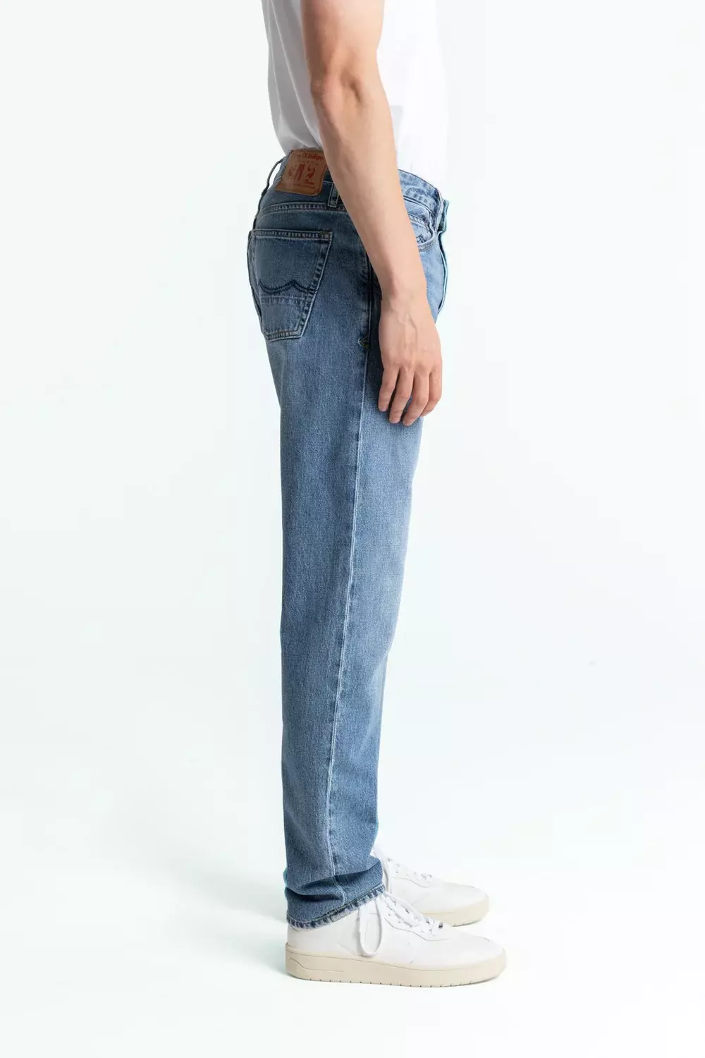 Kings Of Indigo Addo Atria Mid Used Jeans Tapered Leg Herren blau 